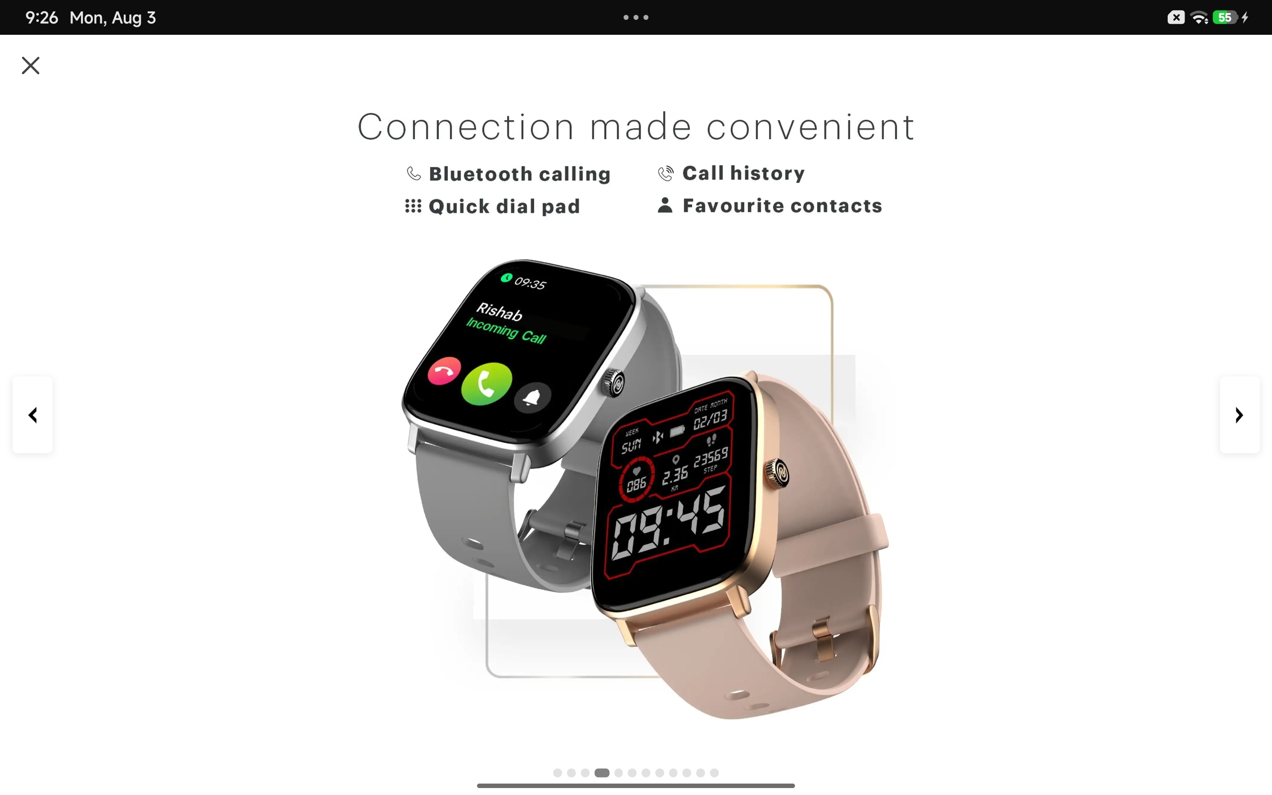 GOBOULT Drift BT Calling HD Display, - Image 3