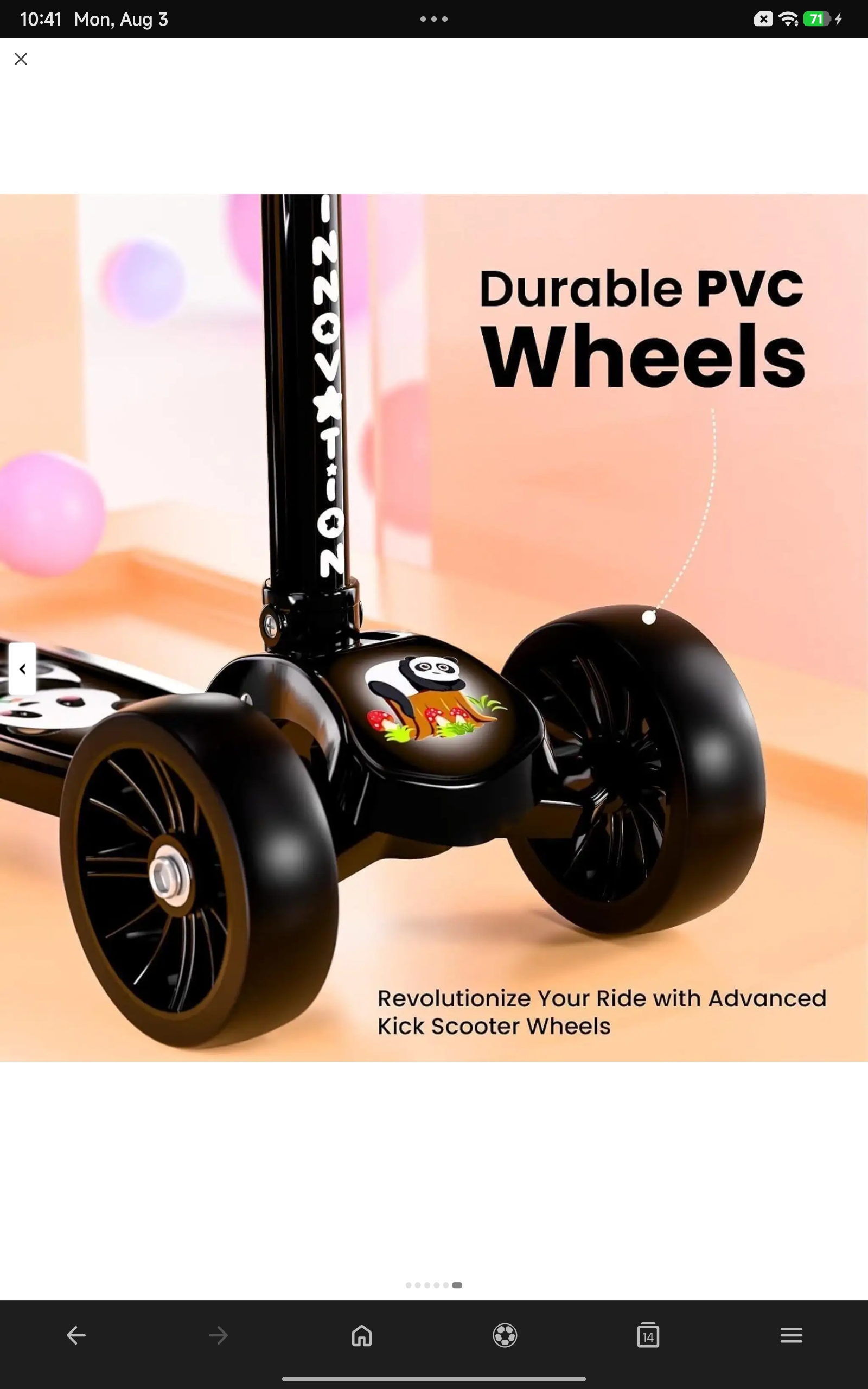 SHIVRUDRA Kids 3-Wheel Kick Scooter - Image 4
