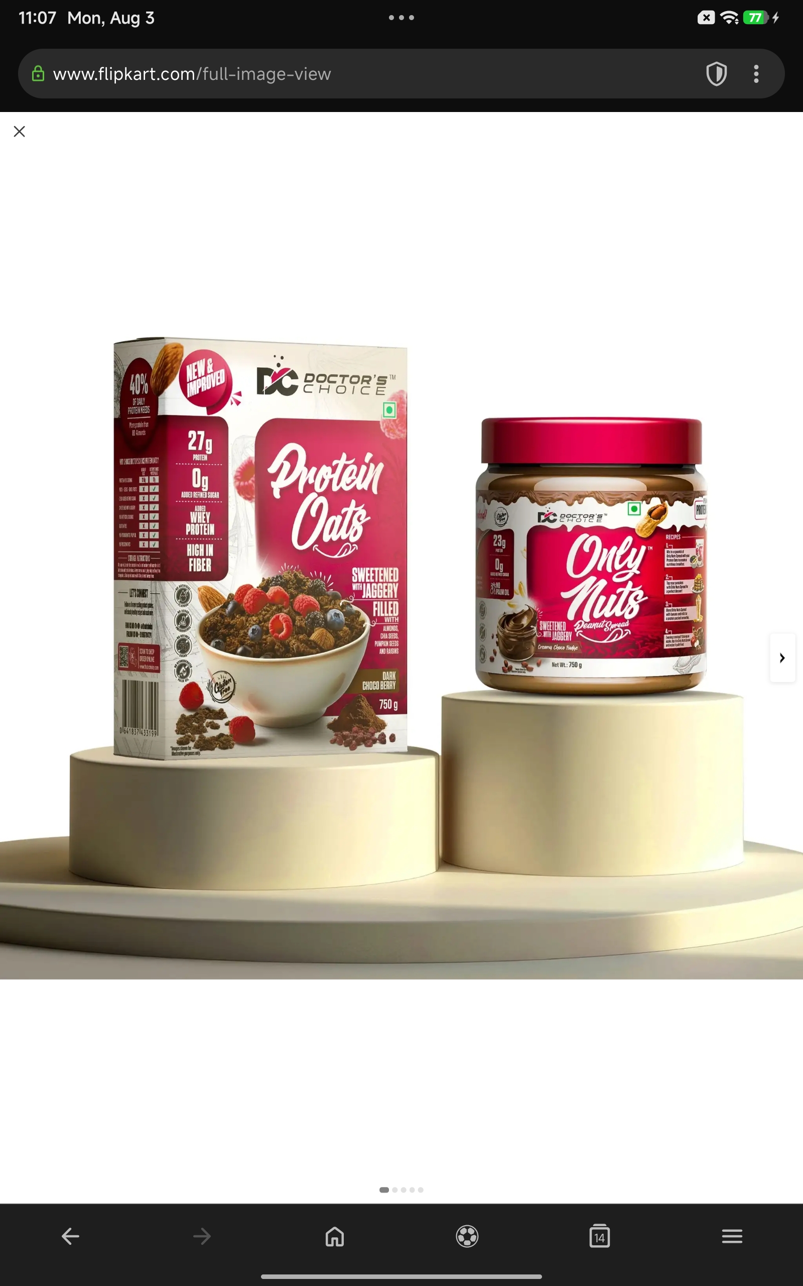 High Protein Chocolate Oats
