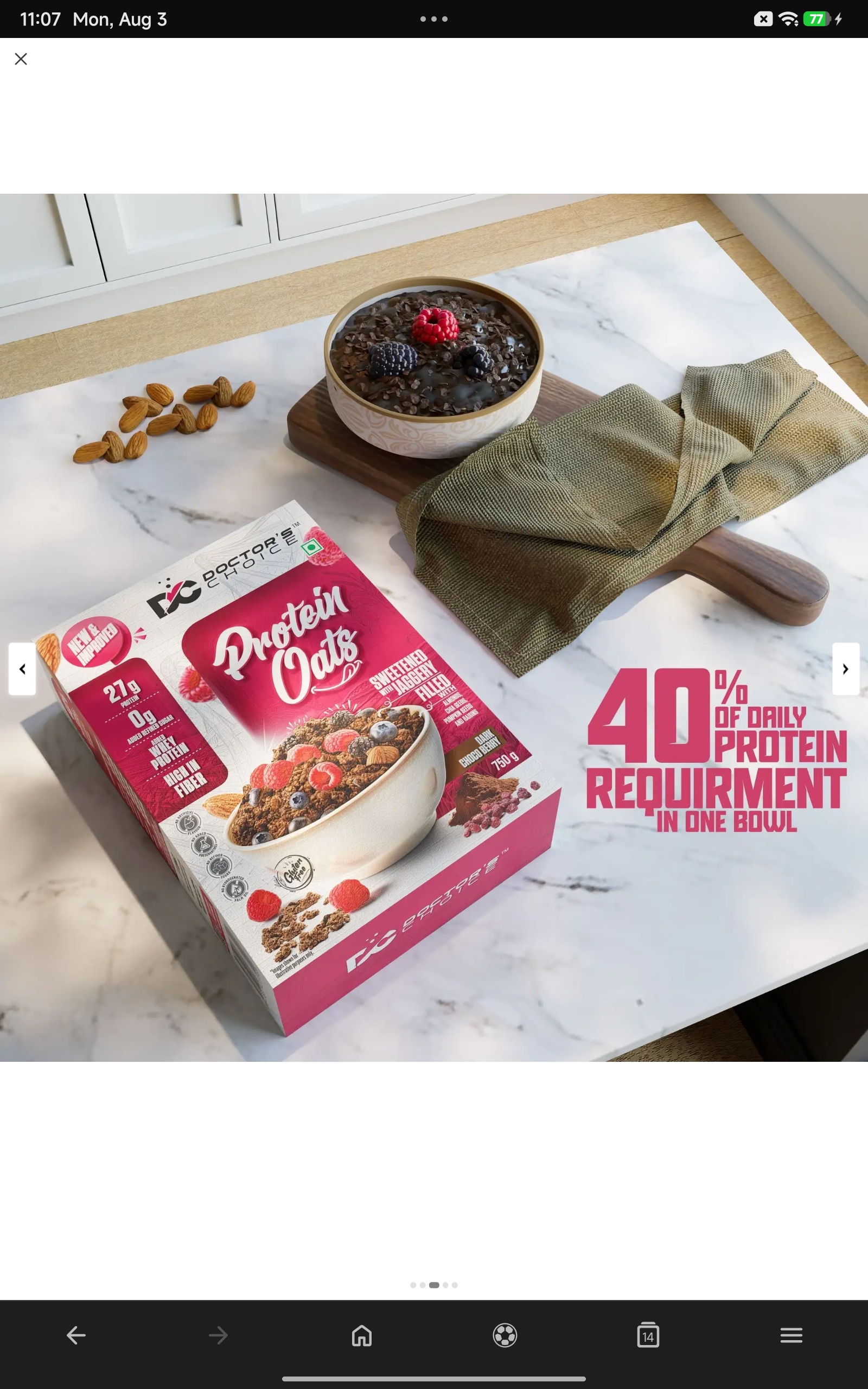 High Protein Chocolate Oats - Image 4