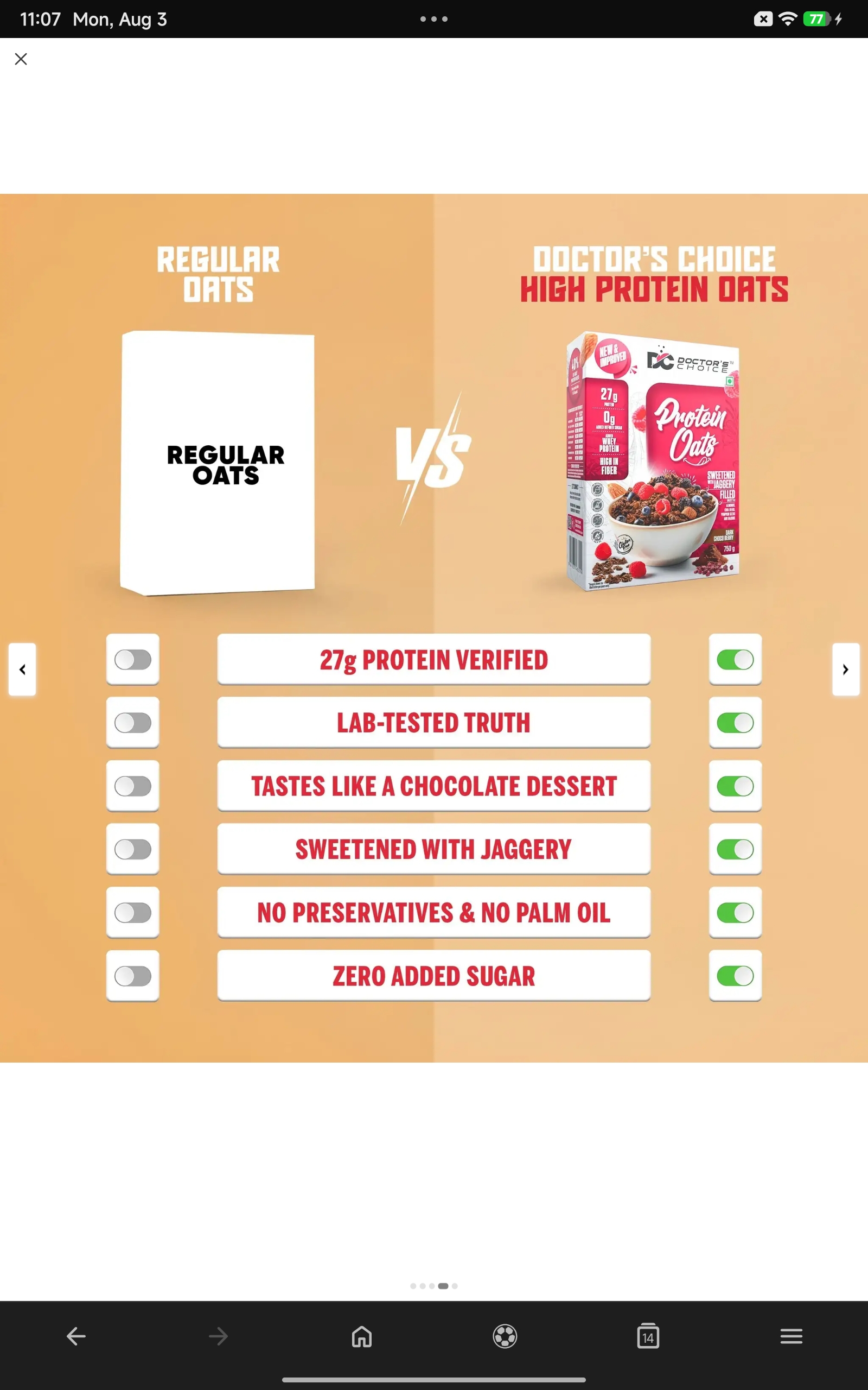 High Protein Chocolate Oats - Image 5