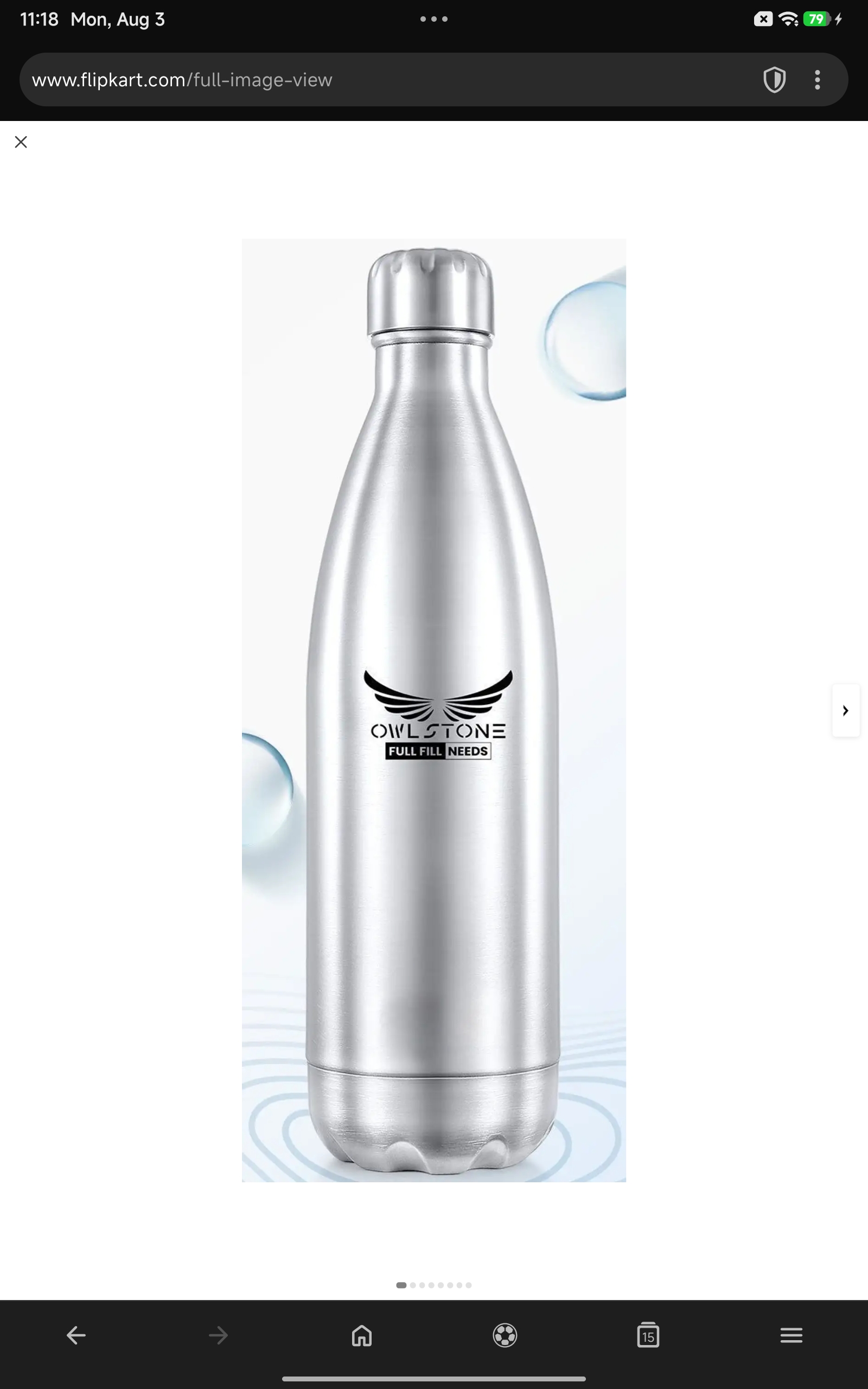 OWLSTONE EXIM LLP Hot & Cold Thermosteel stainless steel 1000 ml